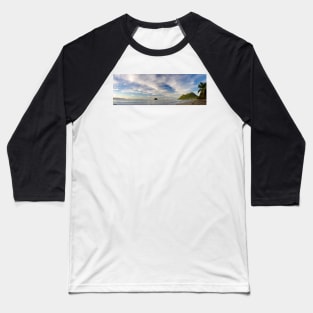 Morning Tropical Coast Baseball T-Shirt